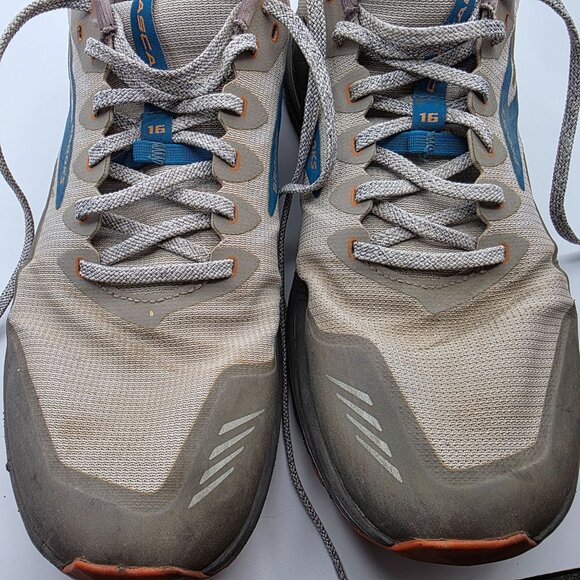 Brooks Cascadia 16 Mens Size 12 Oyster Mushroom Alloy Orange Athletic Shoes - Picture 10 of 13